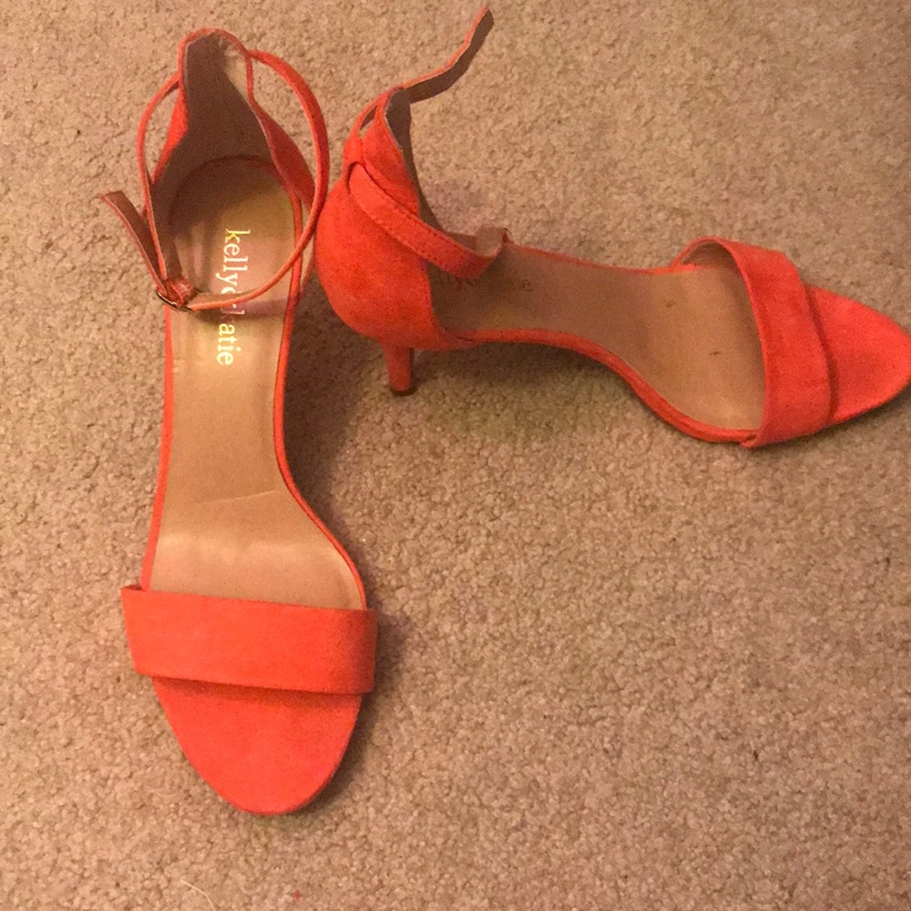 Kelly & Katie orange heels